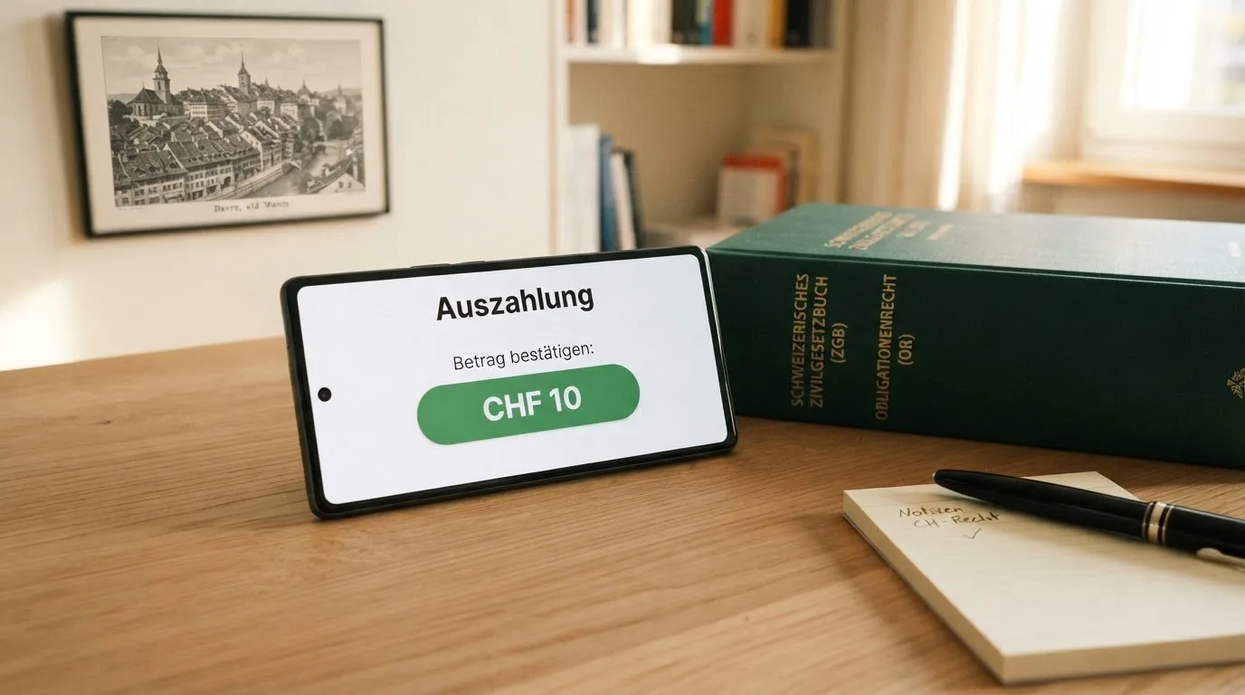 Amtliches Schreiben mit Stempel auf einem Schreibtisch neben einem Gesetzbuch — online casino bonus ohne umsatzbedingungen